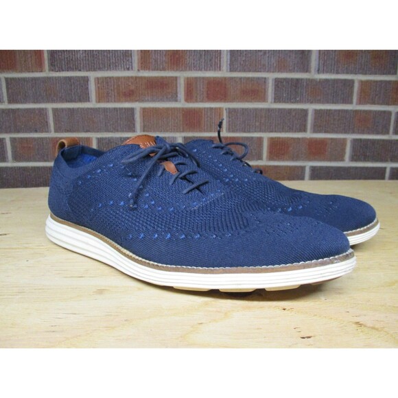Cole Haan Mens Original Grand Stitchlite Wingtip Oxford Shoes C27960 Blue 13 M main image 7